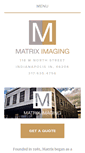 Mobile Screenshot of matriximaging.net