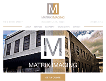Tablet Screenshot of matriximaging.net